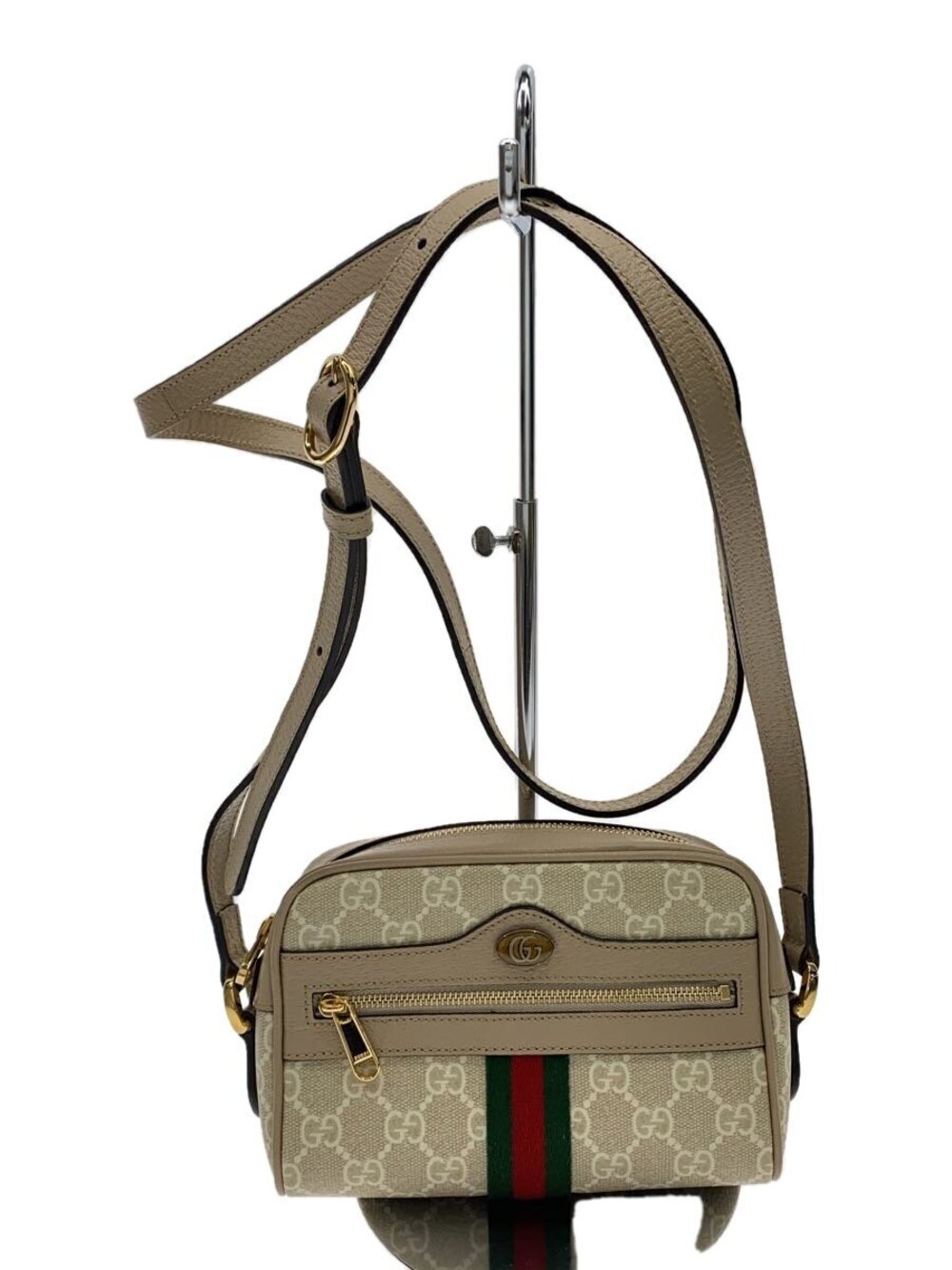 Gucci Ophidia shoulder bag signature GG Supreme web Beige Tan